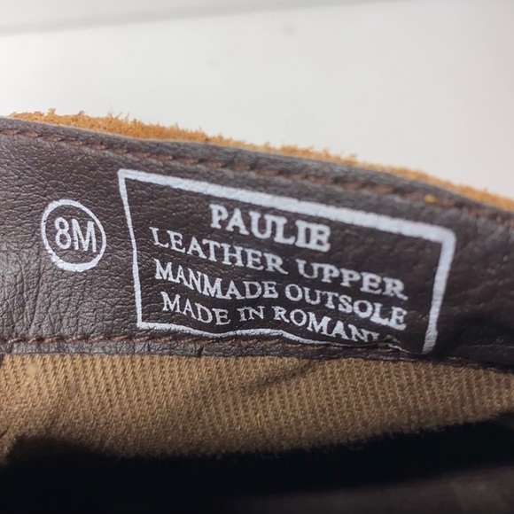 Matisse Paulie Cognac Brown Leather Lace Up Boot Size 8 - Picture 10 of 10